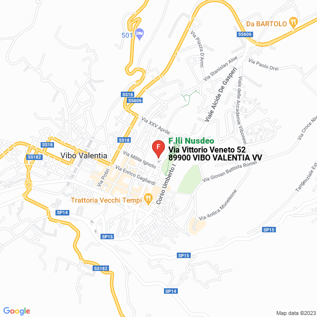 apri la mappa di F.lli Nusdeo