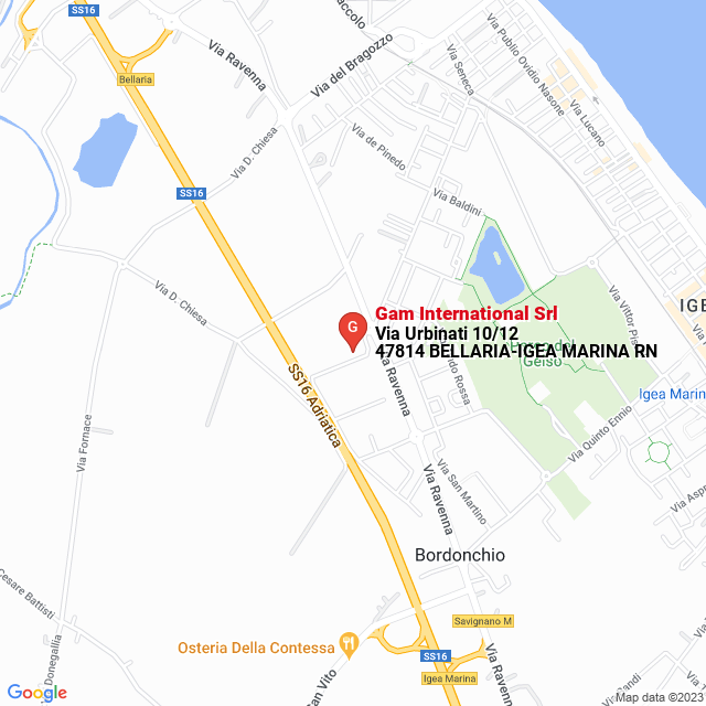 apri la mappa di Gam International Srl