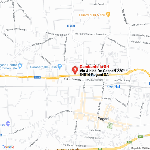 apri la mappa di Gambardella Srl