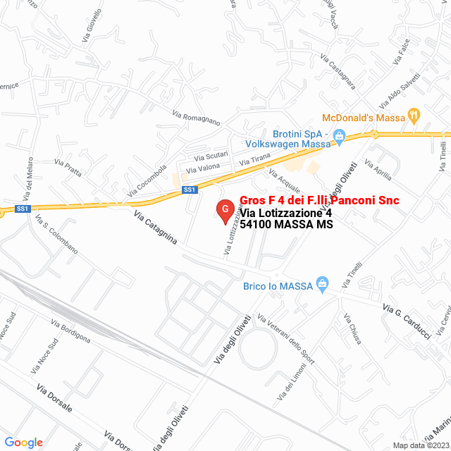apri la mappa di Gros F 4 dei F.lli Panconi Snc