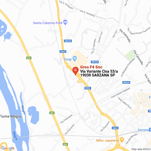 apri la mappa di Gros F4 Snc