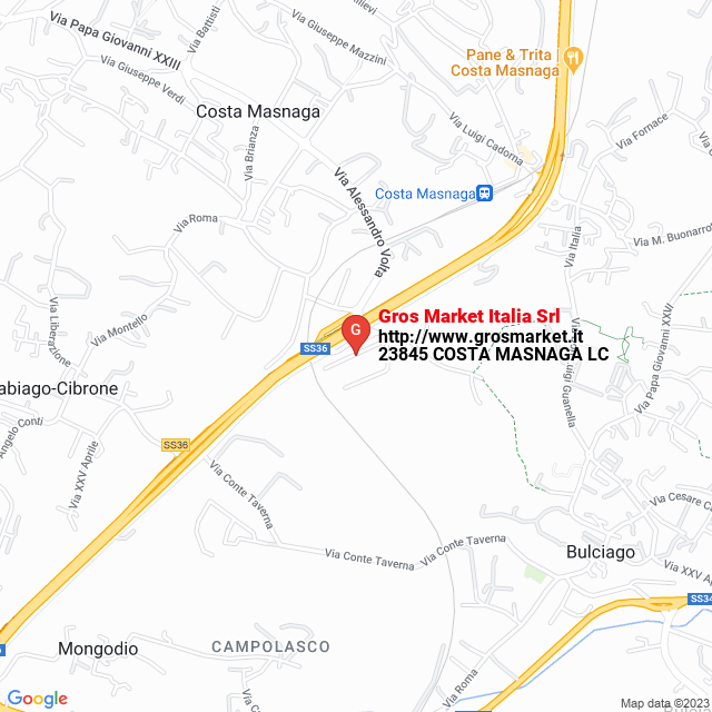 apri la mappa di Gros Market Italia Srl