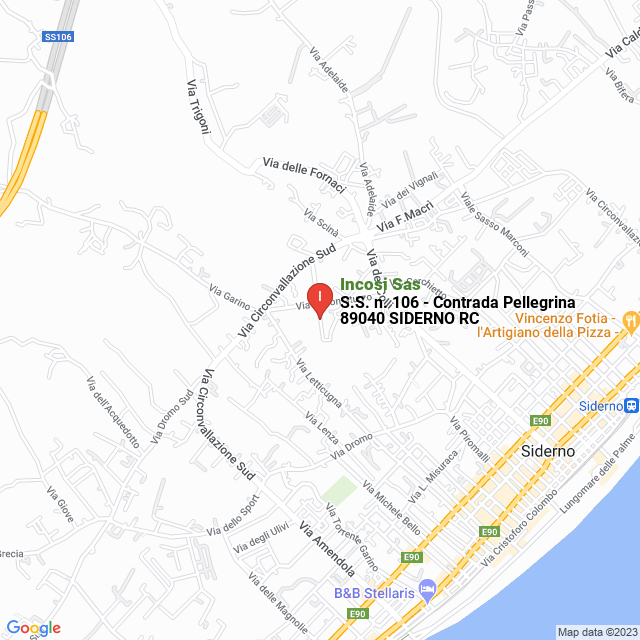 apri la mappa di Incosi Sas