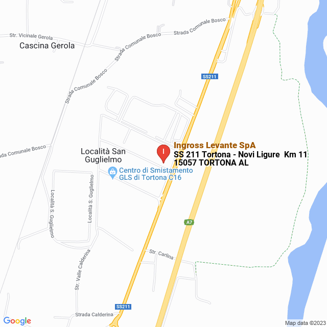 apri la mappa di Ingross Levante SpA