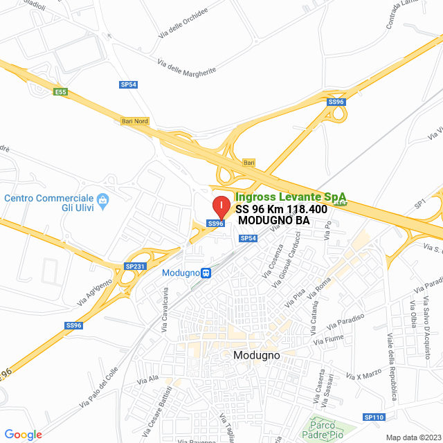 apri la mappa di Ingross Levante SpA