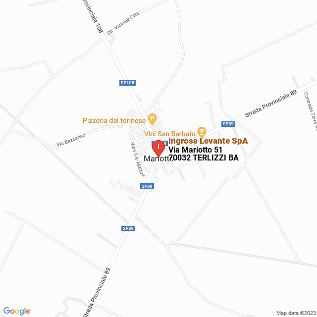apri la mappa di Ingross Levante SpA