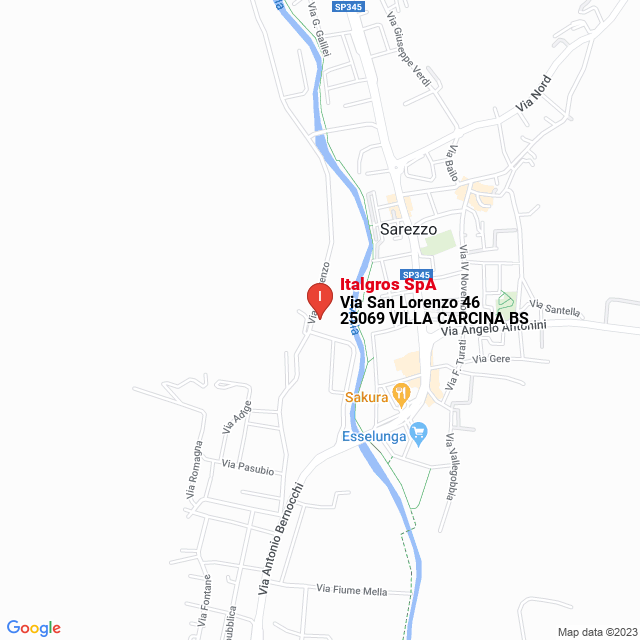 apri la mappa di Italgros SpA
