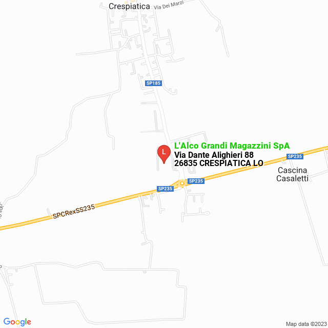 apri la mappa di L‘Alco Grandi Magazzini SpA