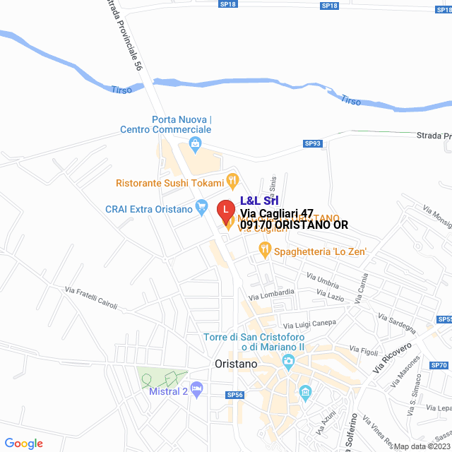 apri la mappa di L&L Srl