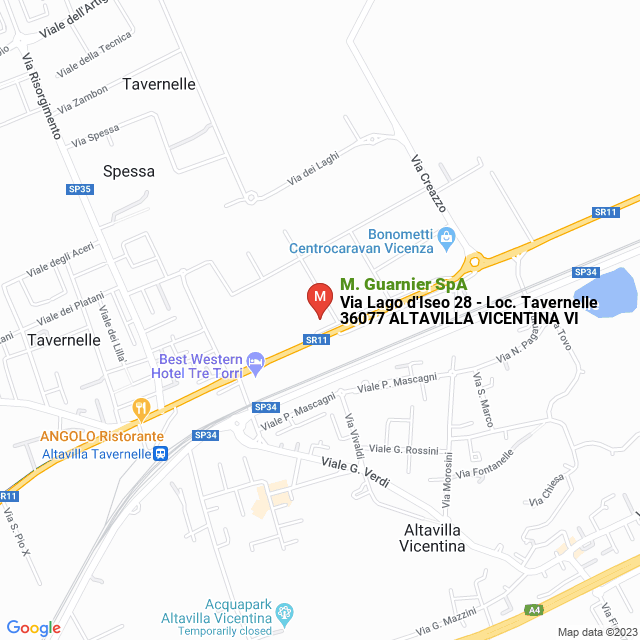 apri la mappa di M. Guarnier SpA