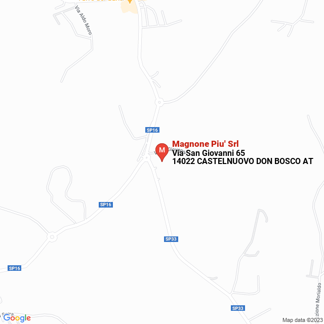 apri la mappa di Magnone Piu‘ Srl