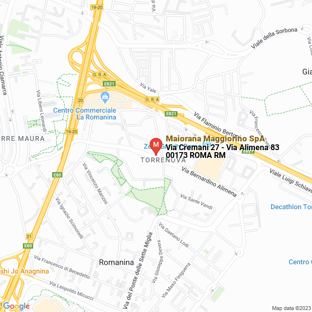 apri la mappa di Maiorana Maggiorino SpA