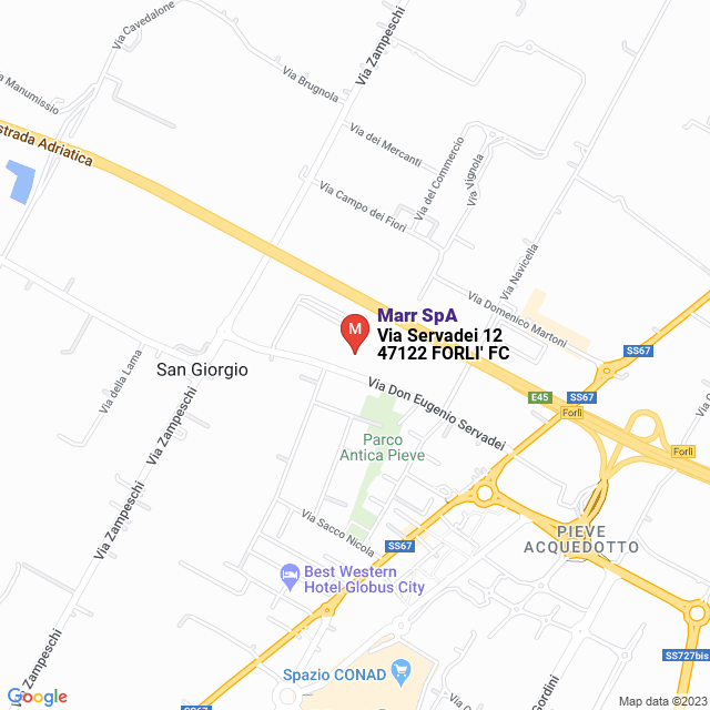apri la mappa di Marr SpA