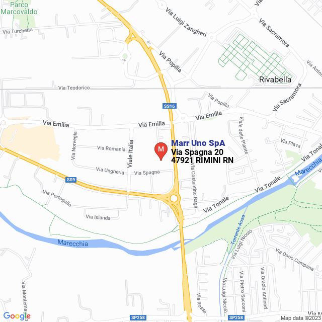 apri la mappa di Marr Uno SpA