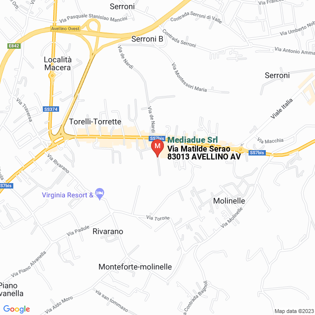 apri la mappa di Mediadue Srl