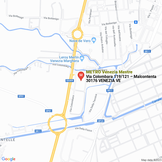 apri la mappa di METRO Venezia Mestre
