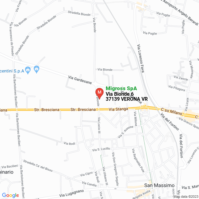 apri la mappa di Migross SpA