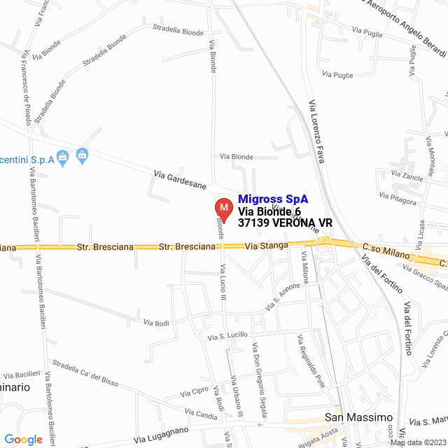 apri la mappa di Migross SpA