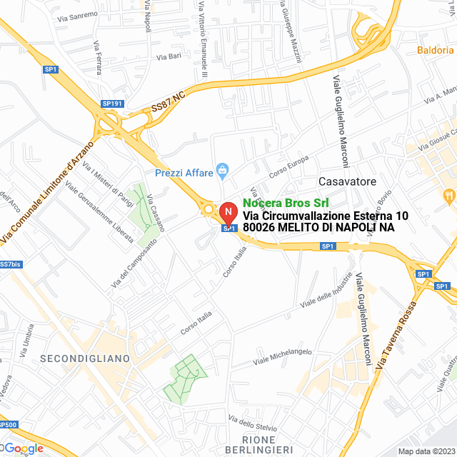 apri la mappa di Nocera Bros Srl
