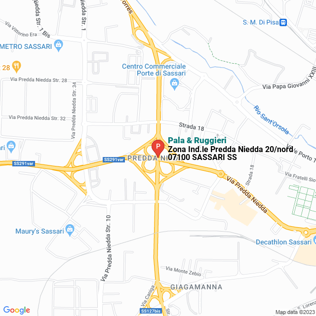 apri la mappa di Pala & Ruggieri