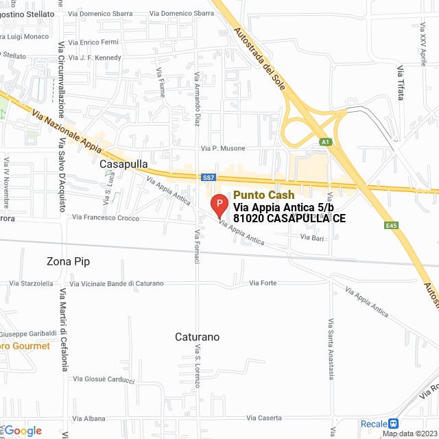 apri la mappa di Punto Cash