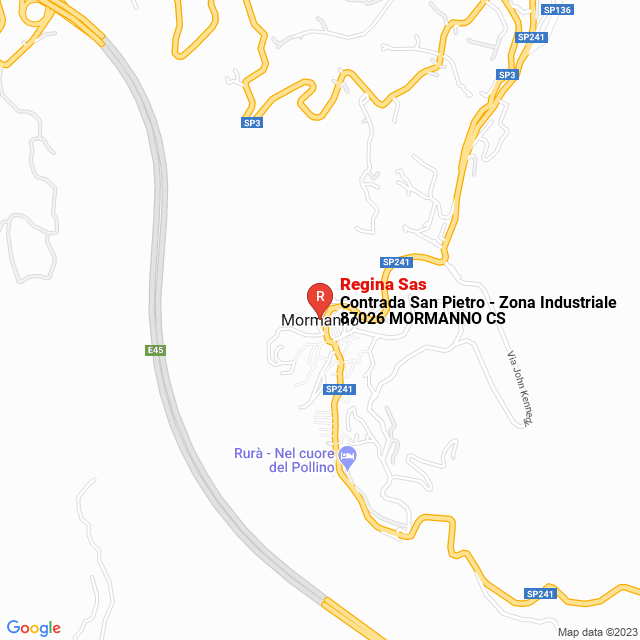 apri la mappa di Regina Sas