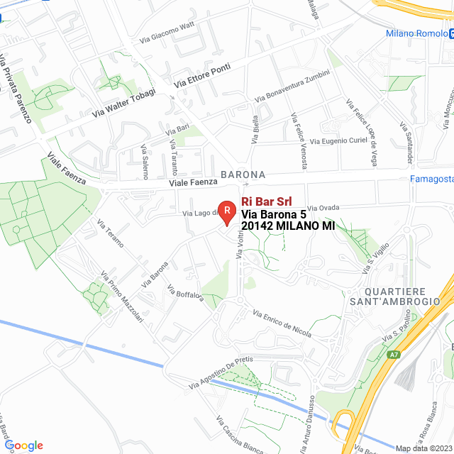 apri la mappa di Ri-Bar Srl