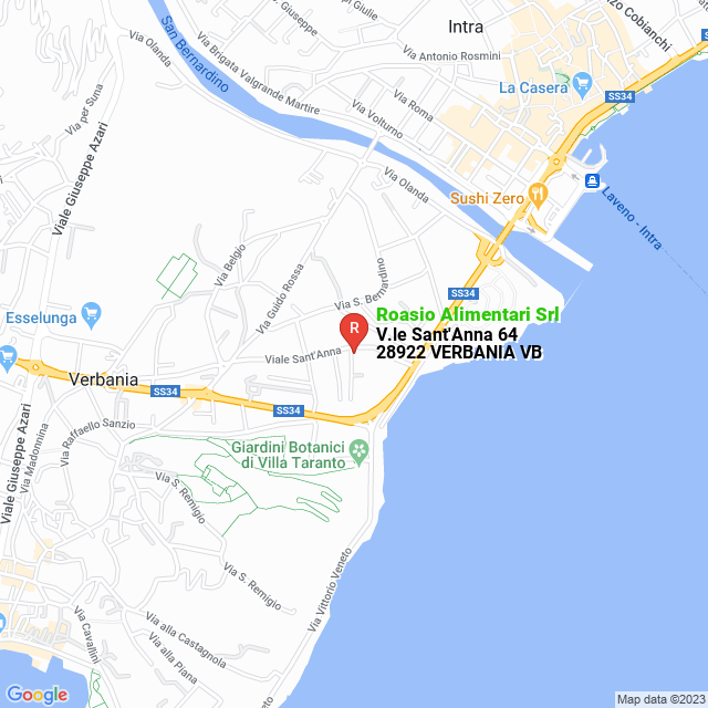 apri la mappa di Roasio Alimentari Srl