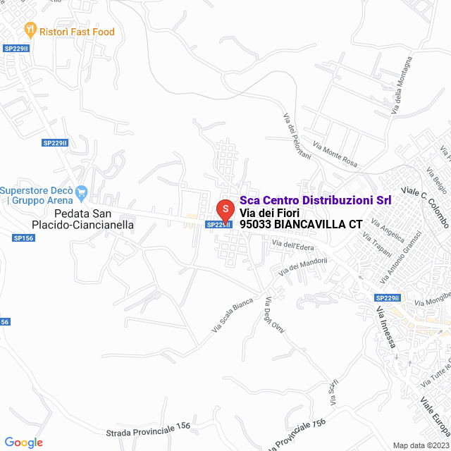 apri la mappa di Sca Centro Distribuzioni Srl