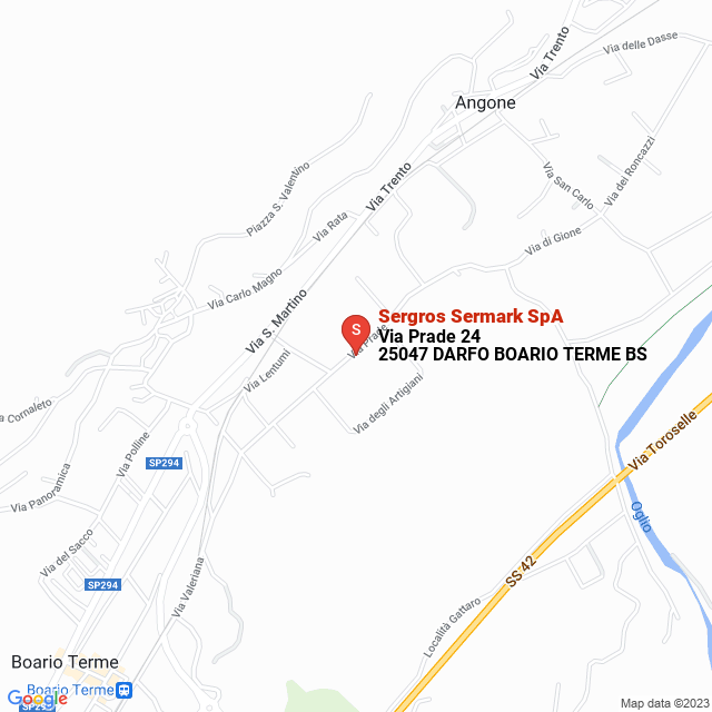 apri la mappa di Sergros Sermark SpA
