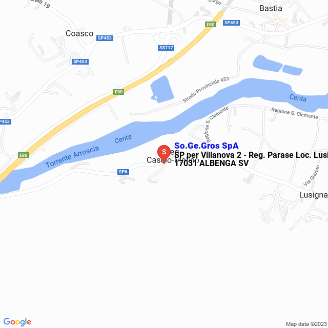 apri la mappa di So.Ge.Gros SpA