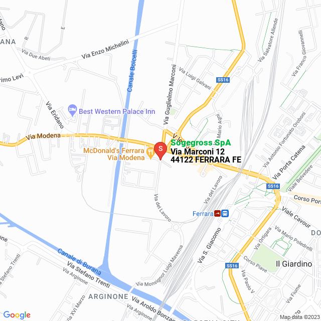 apri la mappa di Sogegross SpA