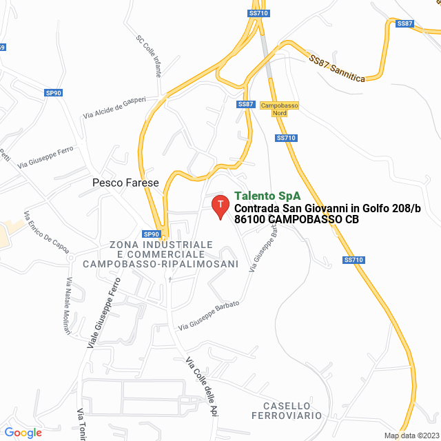apri la mappa di Talento SpA
