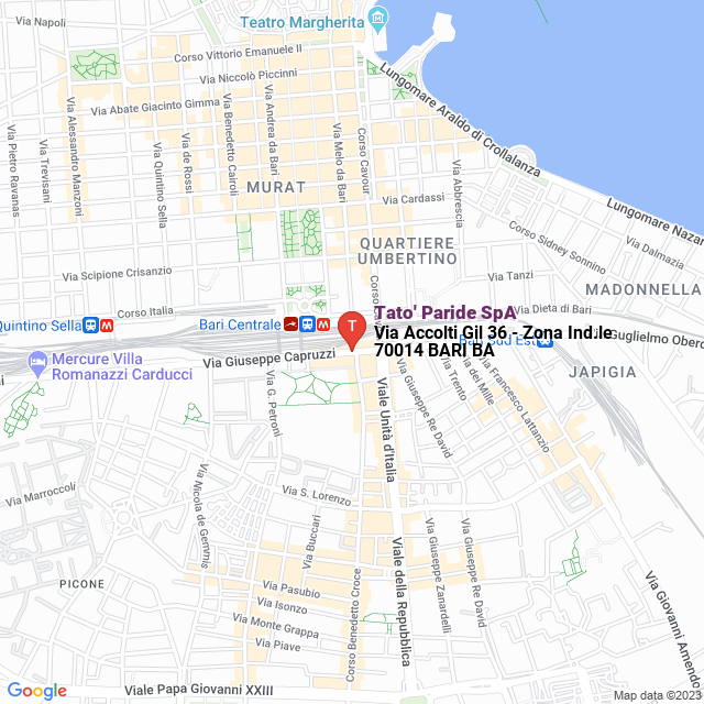 apri la mappa di Tato‘ Paride SpA