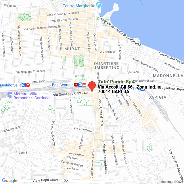 apri la mappa di Tato‘ Paride SpA