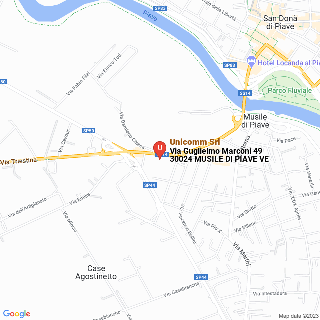 apri la mappa di Unicomm Srl