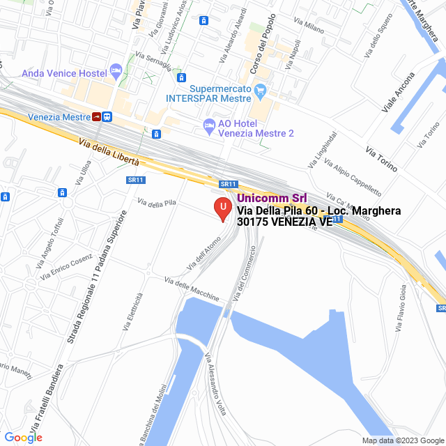 apri la mappa di Unicomm Srl