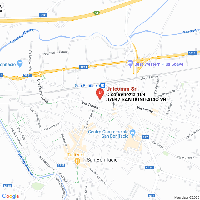 apri la mappa di Unicomm Srl