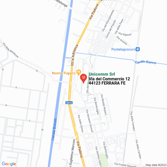 apri la mappa di Unicomm Srl