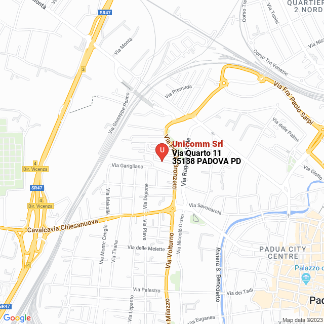 apri la mappa di Unicomm Srl