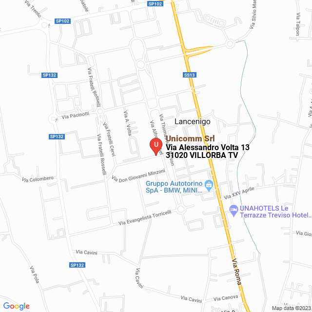 apri la mappa di Unicomm Srl