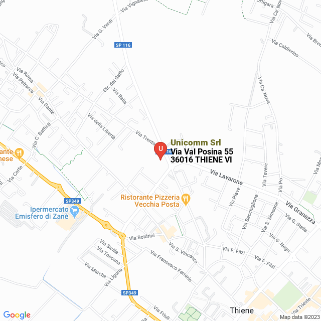 apri la mappa di Unicomm Srl