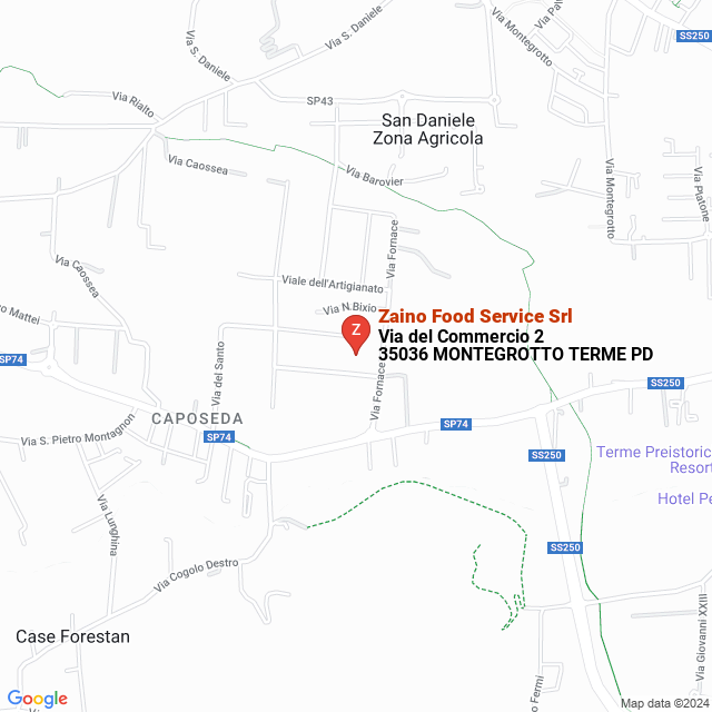 apri la mappa di Zaino Food Service Srl