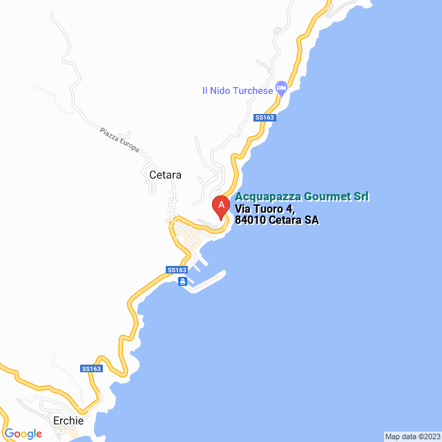 apri la mappa di Acquapazza Gourmet Srl