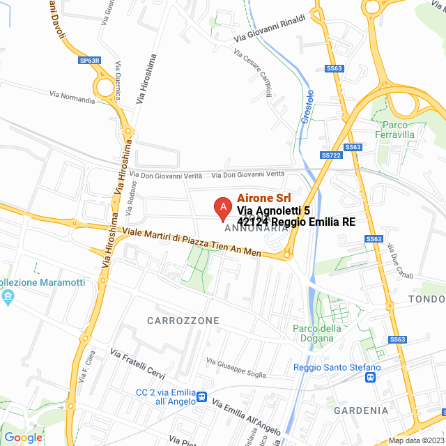 apri la mappa di Airone Srl