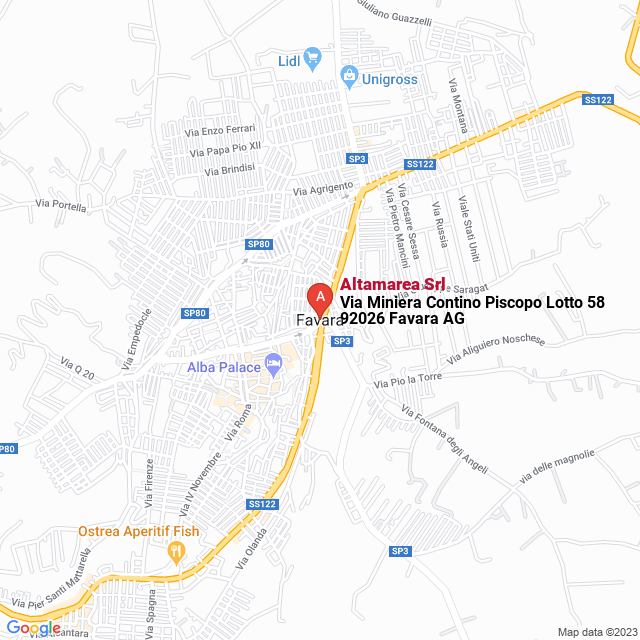 apri la mappa di Altamarea Srl