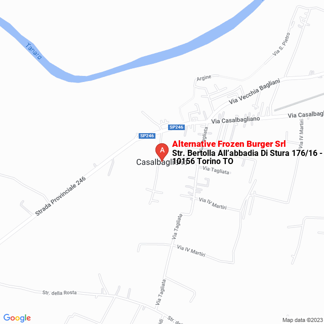 apri la mappa di Alternative Frozen Burger Srl