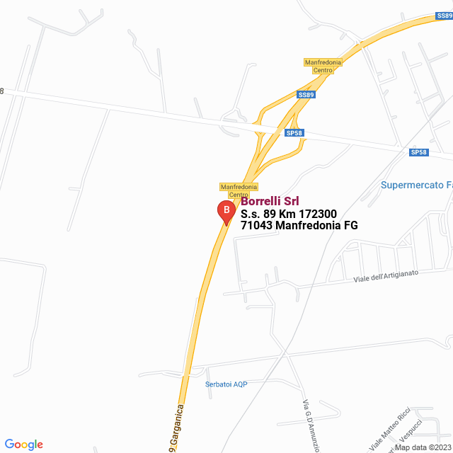 apri la mappa di Borrelli Srl