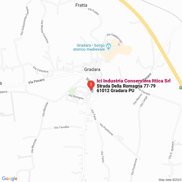 apri la mappa di Ici Industria Conserviera Ittica Srl