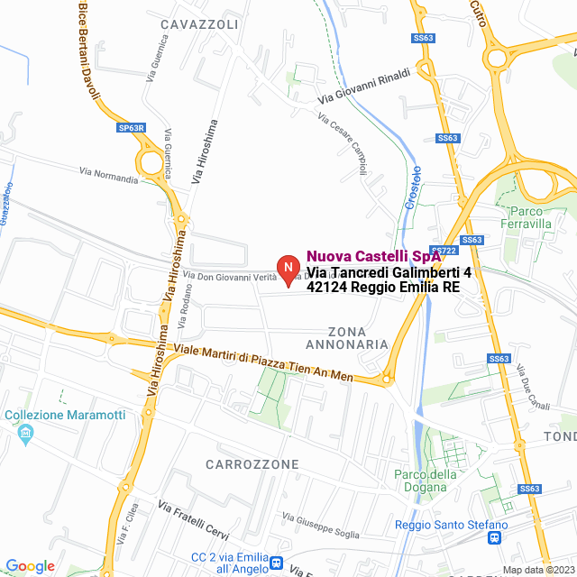 apri la mappa di Nuova Castelli SpA